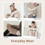 Konny Baby Fluffy Cozy Fleece Winter Booties for Infant (Beige) - Image 5